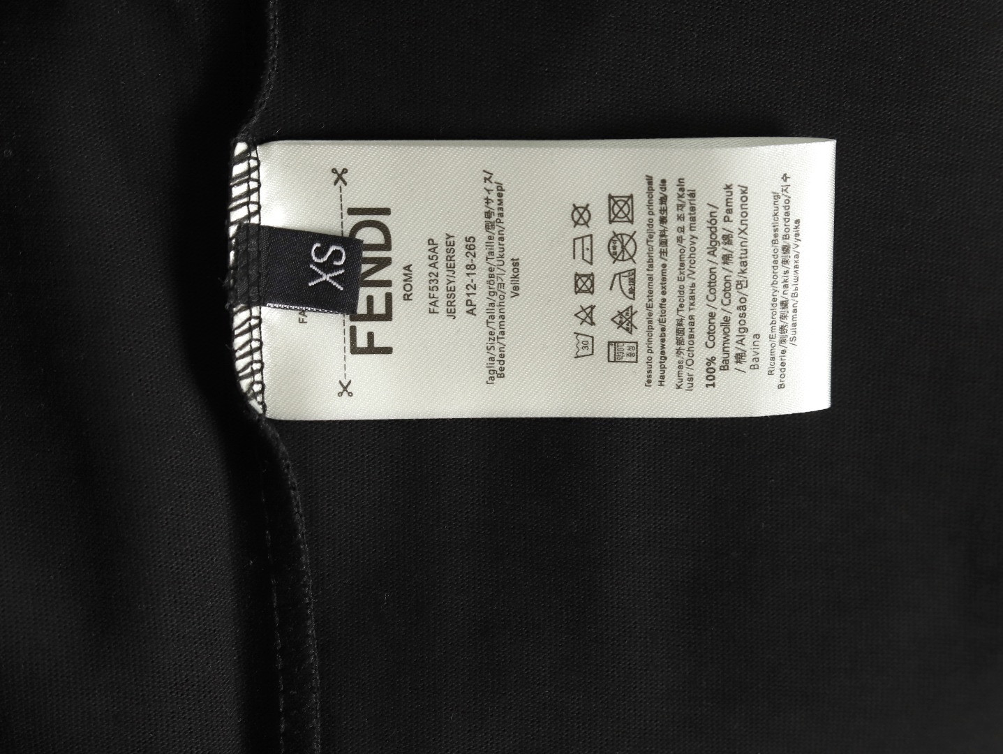 F**di 25ss short-sleeved t-shirt
