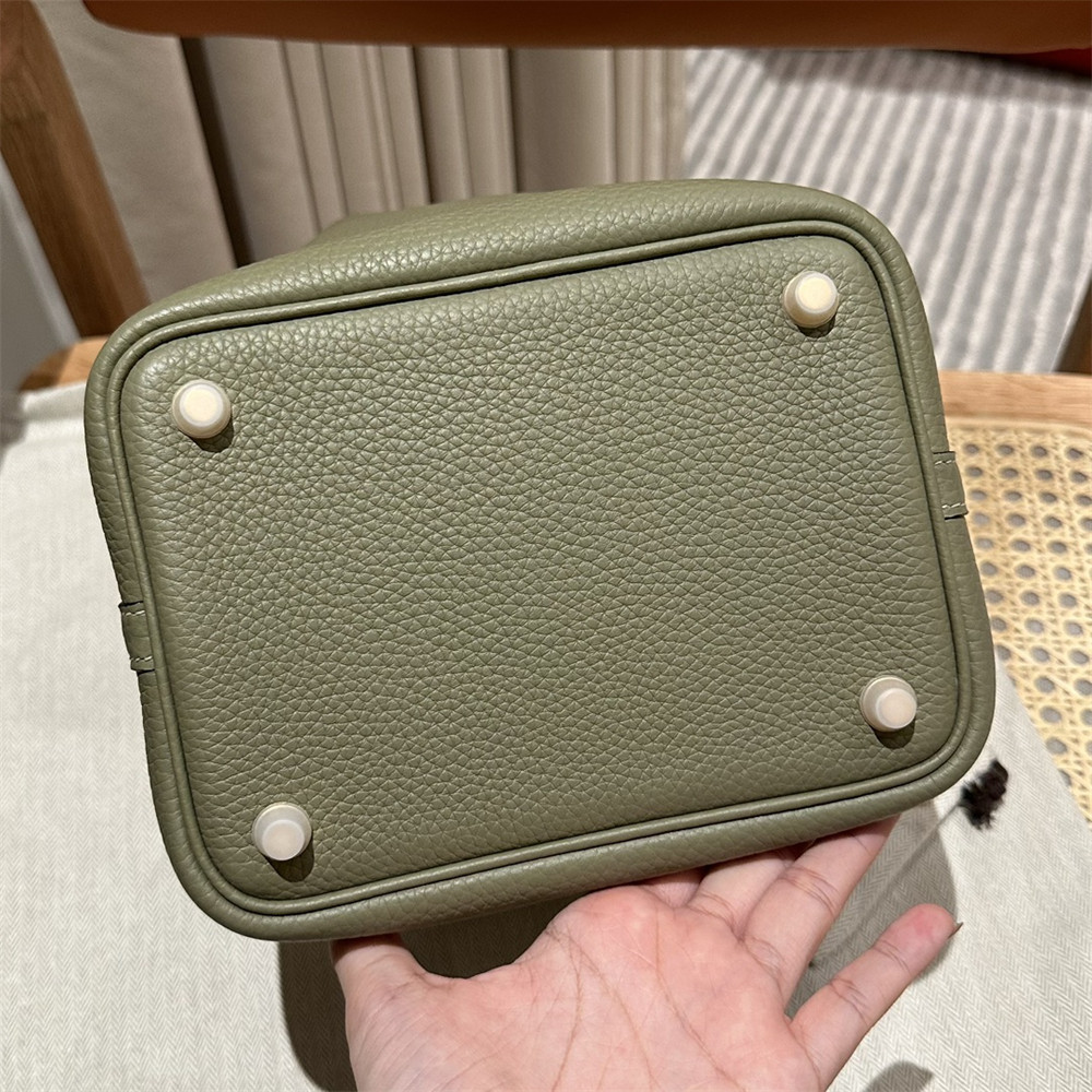 Hermès Picotin 18cm sage greensage green without original box