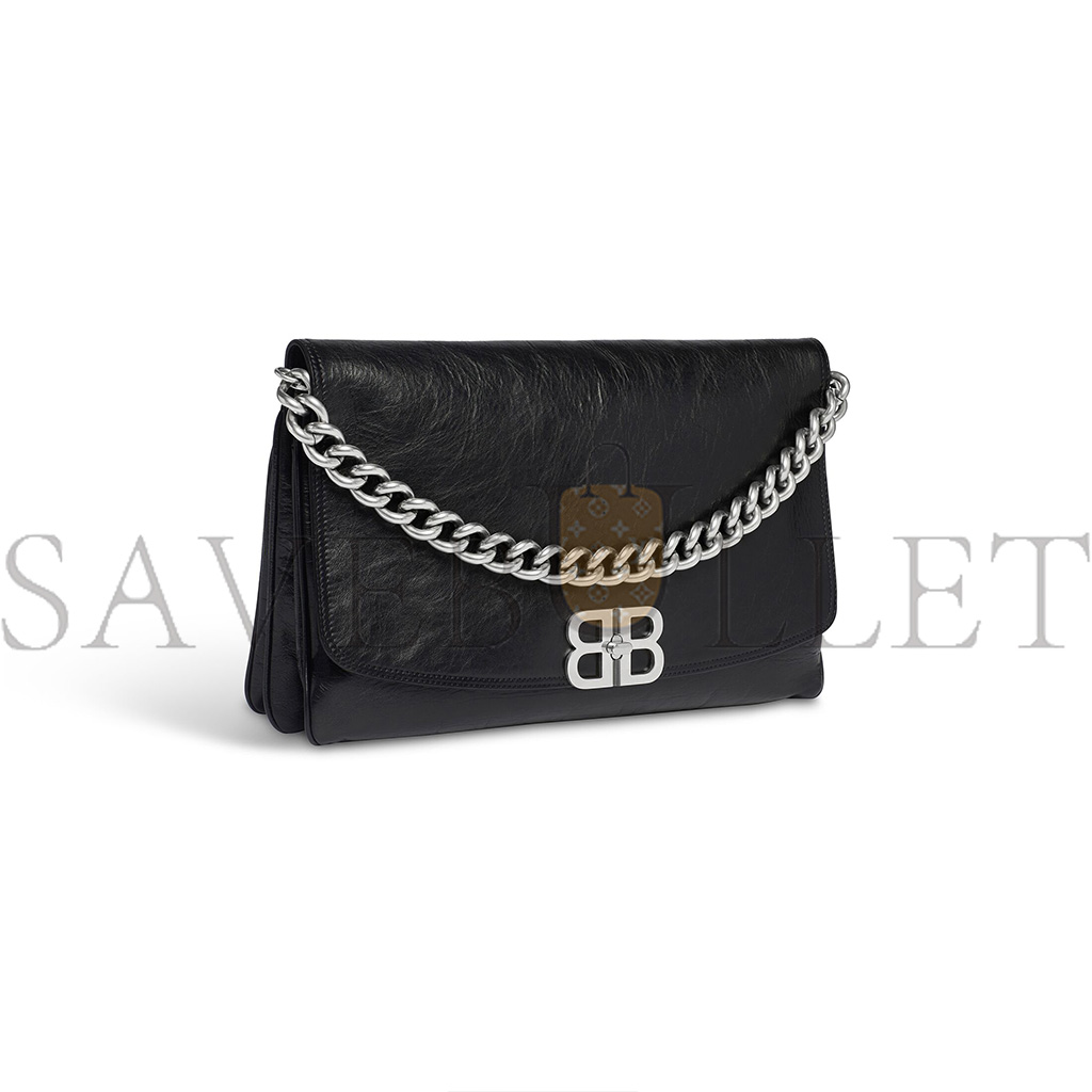 Ba*len*cia*ga bb soft large flap bag (36*23.8*3cm)