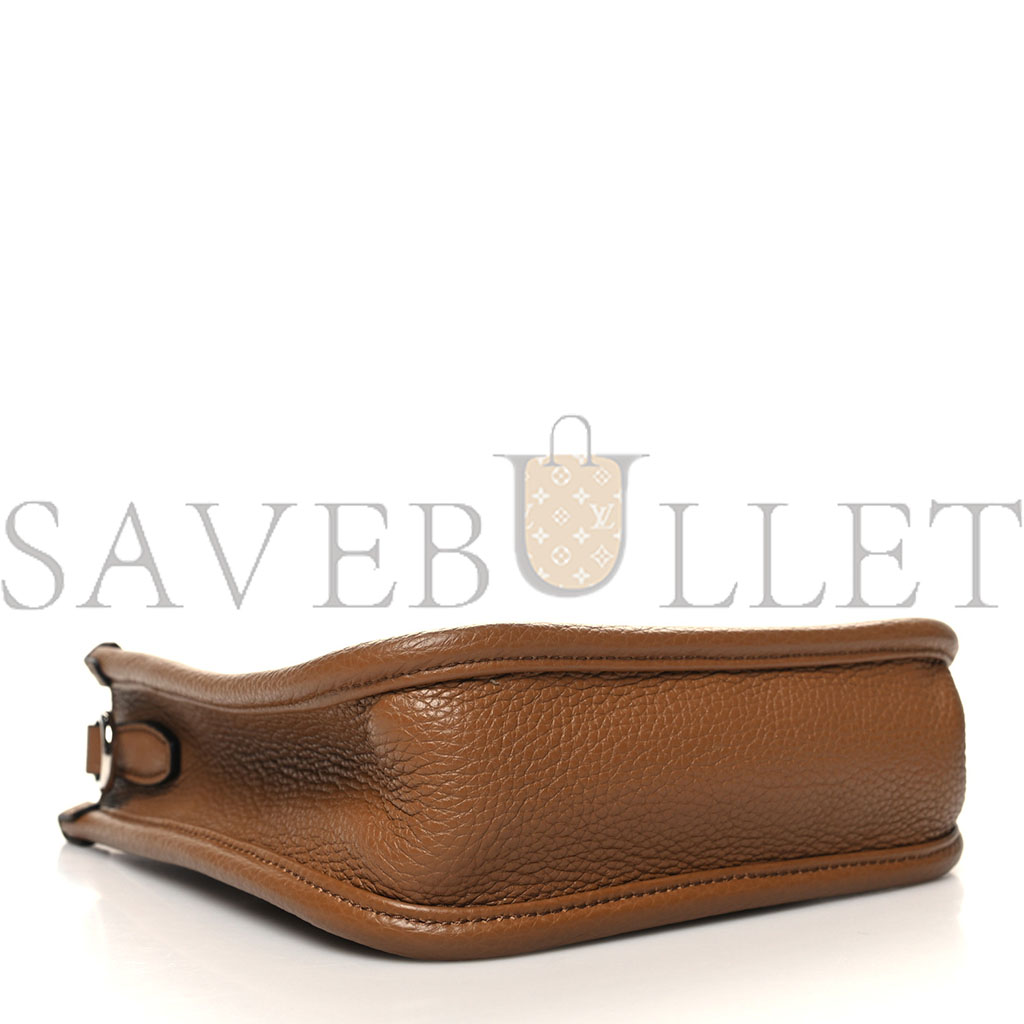 Pra*a vitello daino soft mini shoulder bag caramel (20*19*13cm)