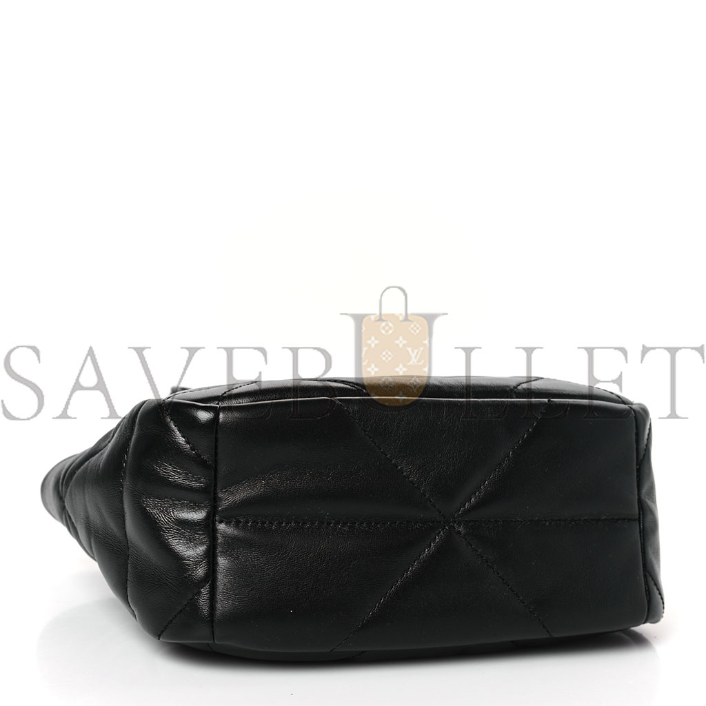 Pra*a nappa quilted small tote black (29*24*11cm)