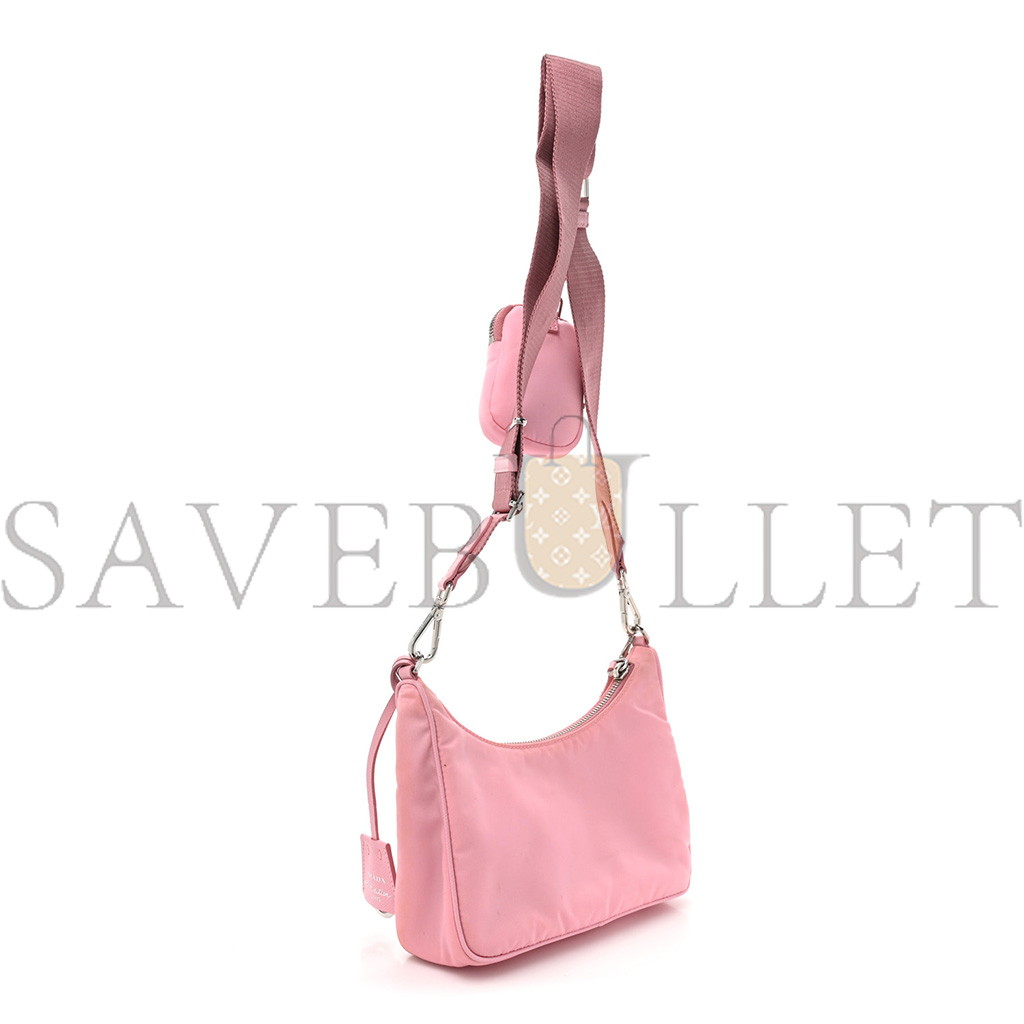 Pra*a nylon re-edition 2005 shoulder bag rosa (22*17*6m)