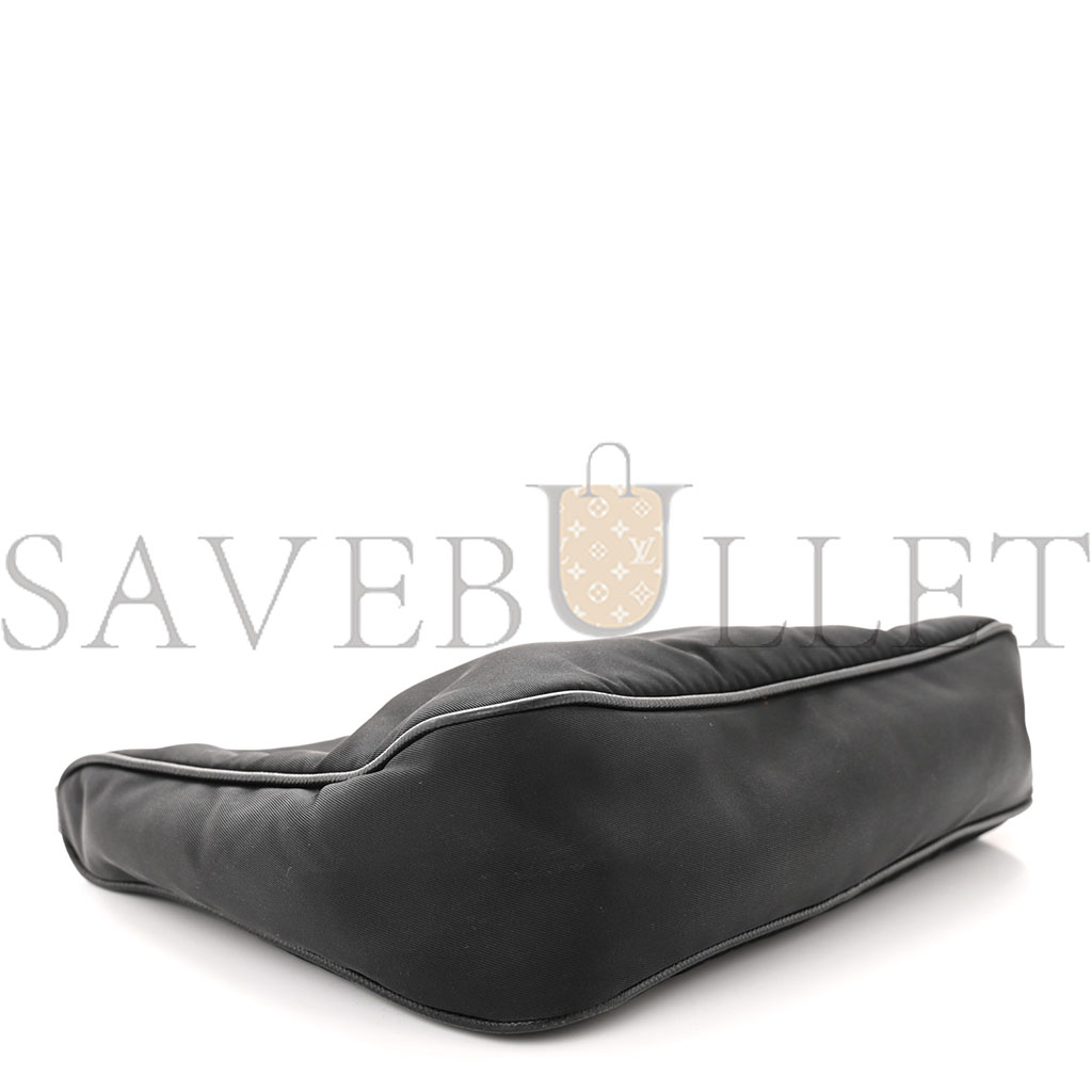 Pra*a nylon re-edition 2005 shoulder bag black (22*18*6cm)