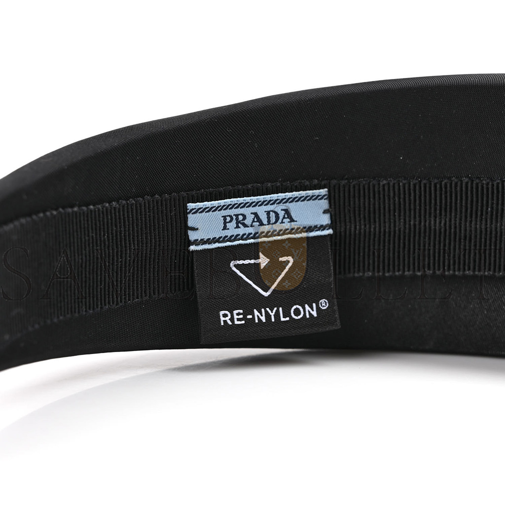 Pra*a nylon re-nylon headband black