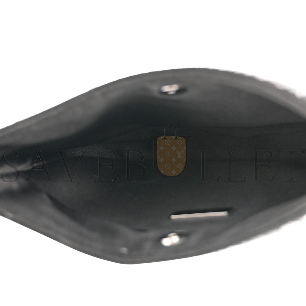 Pra*a paillettes sequin cleo shoulder bag black white (28*18*4cm)