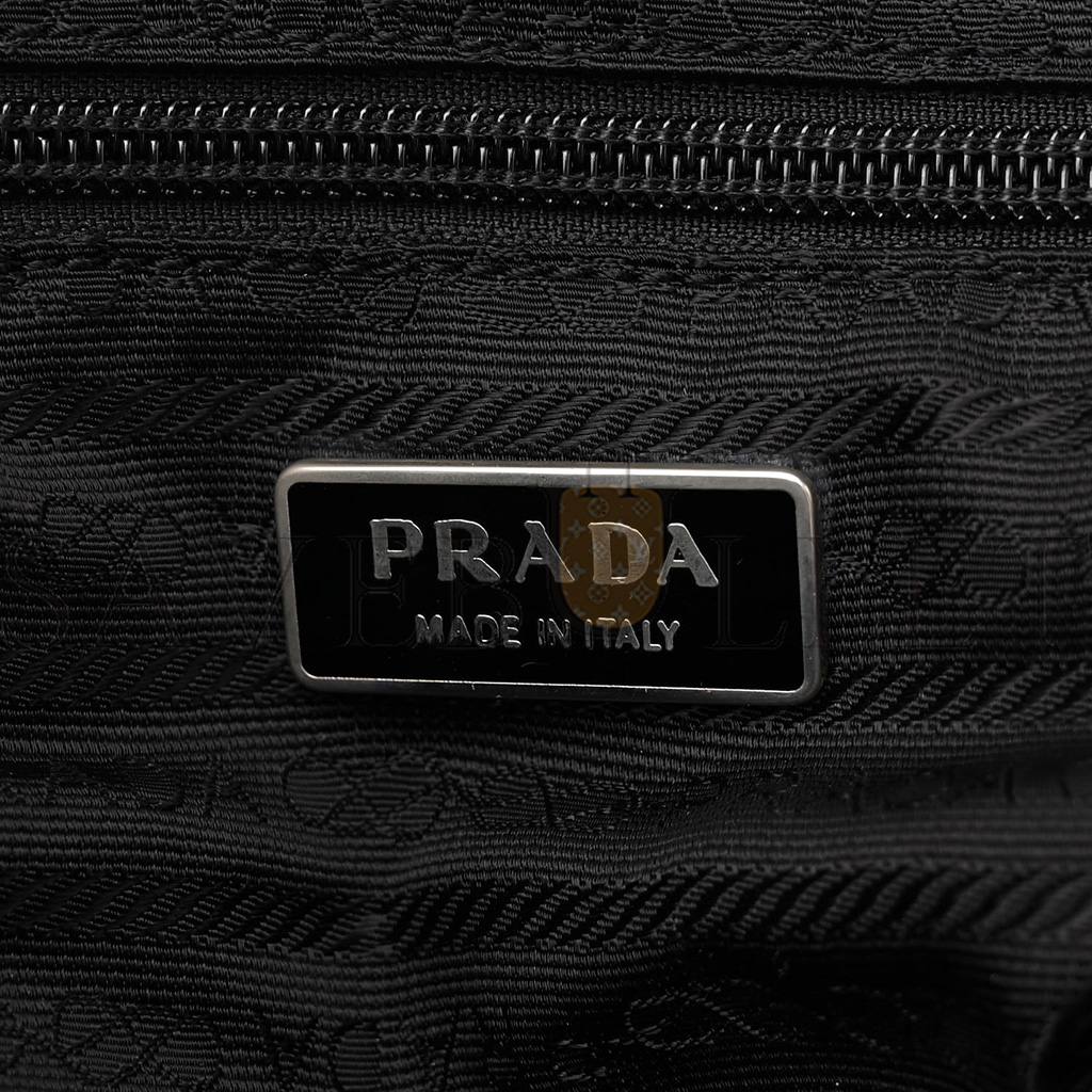 Pra*a tessuto nylon vela small backpack black (29*28*15cm)