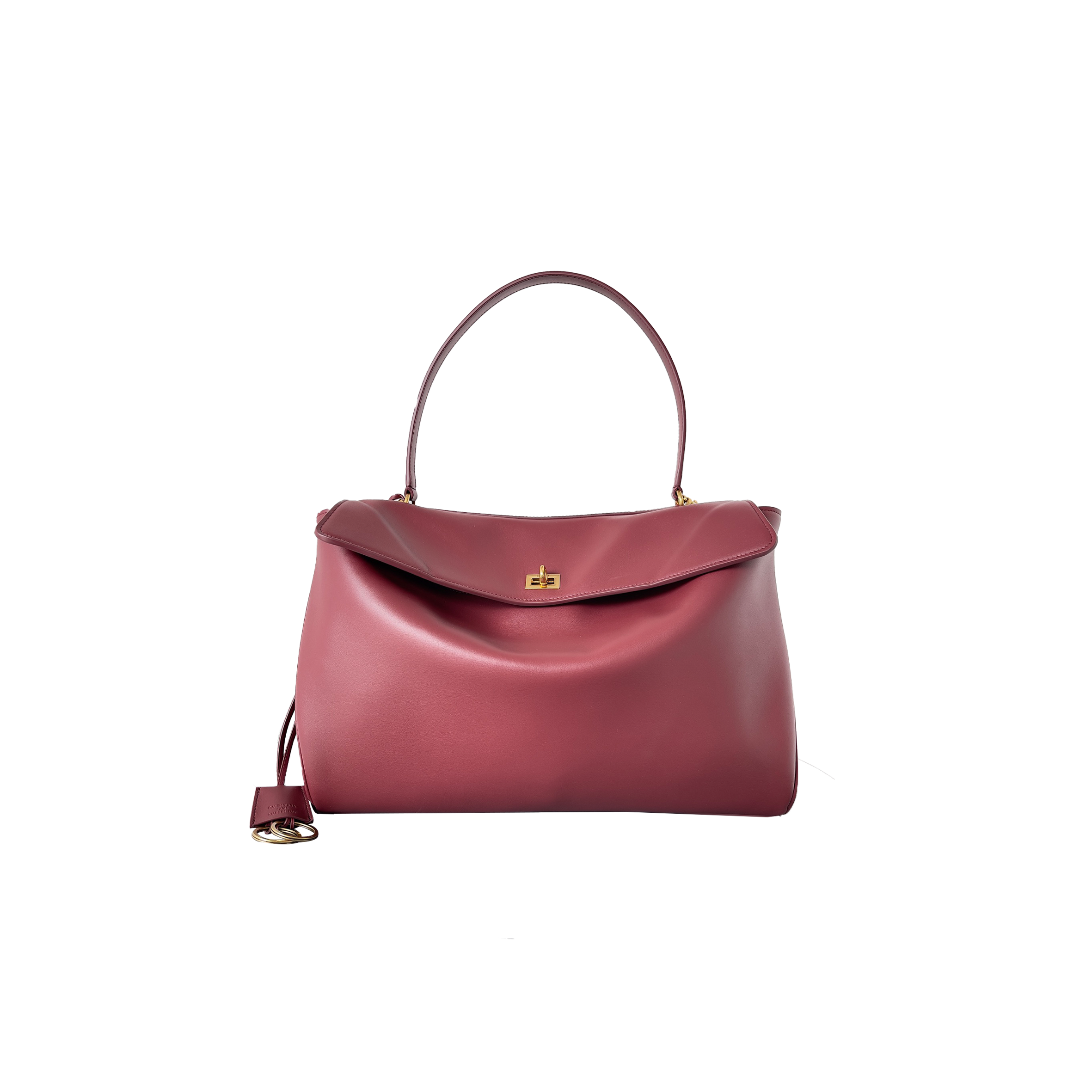 Ba*len*cia*ga women''s rodeo large handbag in burgundy 7897722aa4v6035 (39.8*29.9*12.9cm)