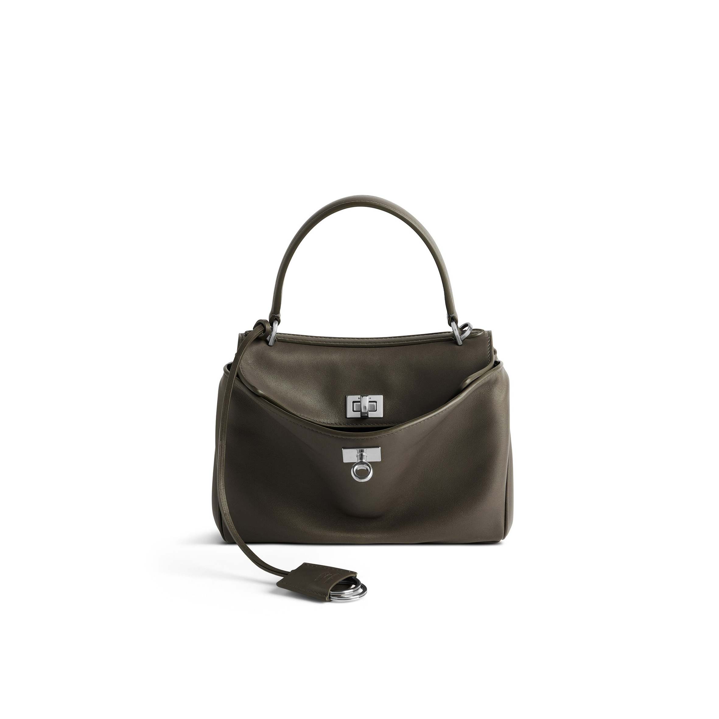 Ba*len*cia*ga women''s rodeo mini handbag in khaki 7954562aa4u3503 (22.8*9.9*8.3cm)