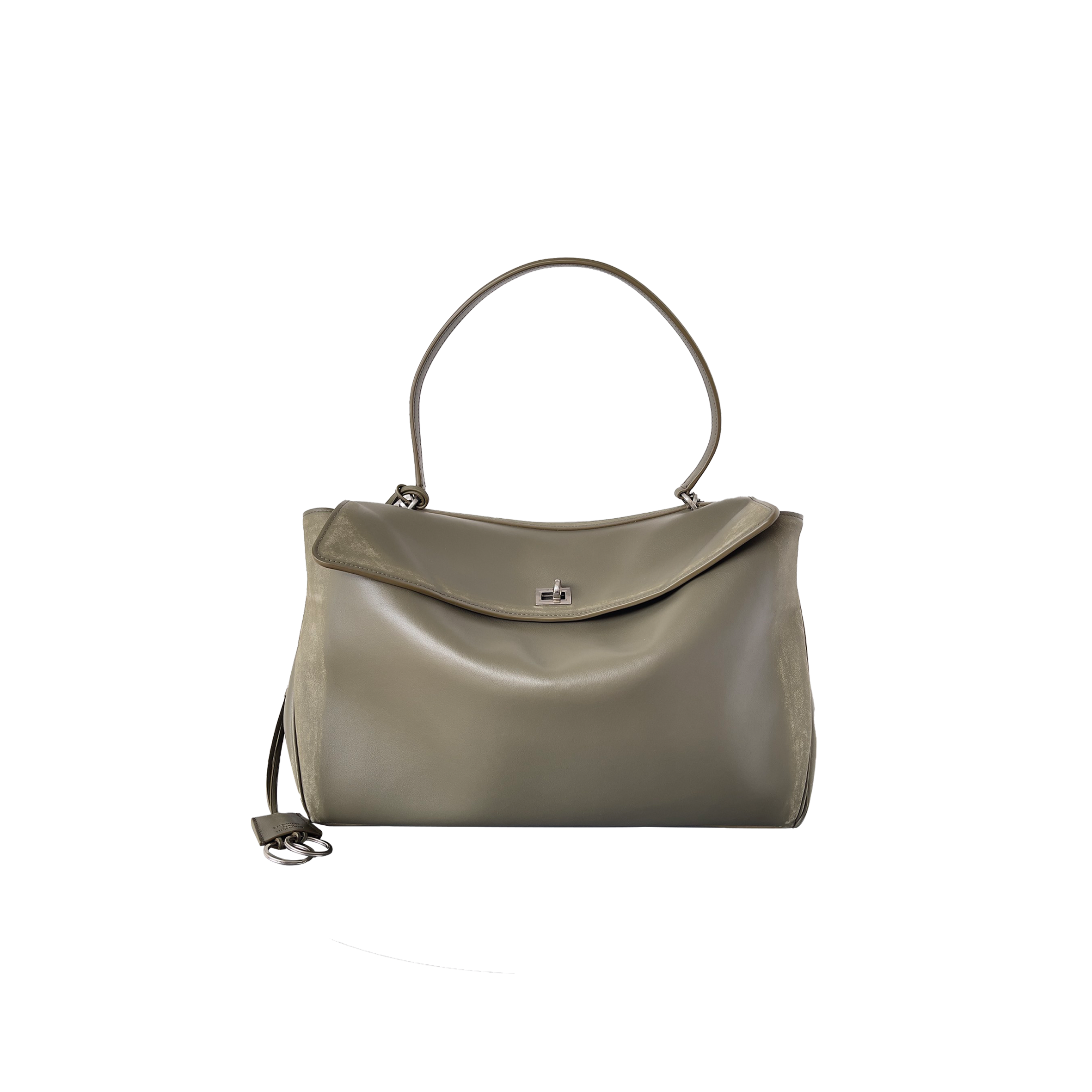 Ba*len*cia*ga women''s rodeo large handbag in khaki 7954562aa4u3501 (39.8*29.9*12.9cm)