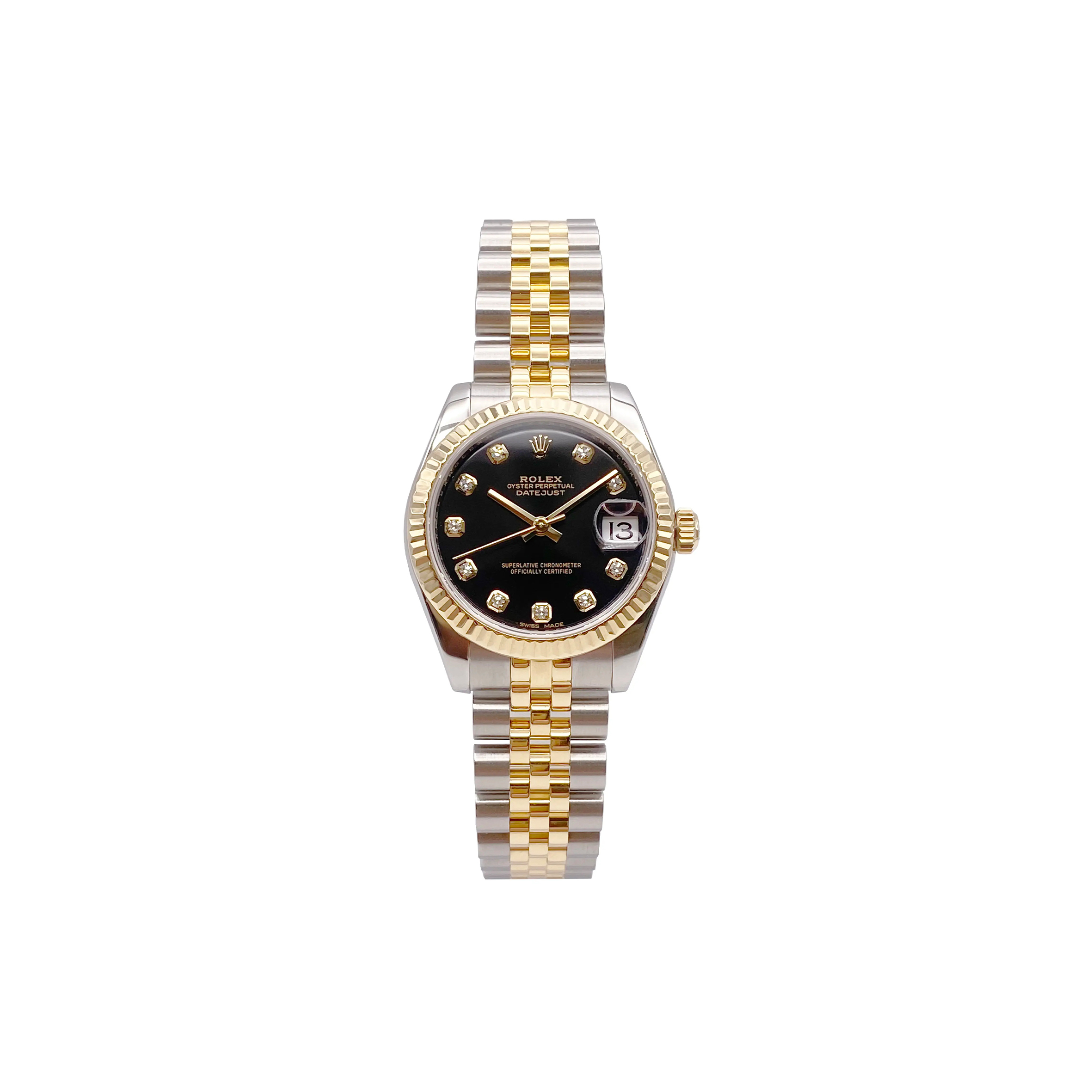 R*l*x datejust 36 diamond-set watch 116233