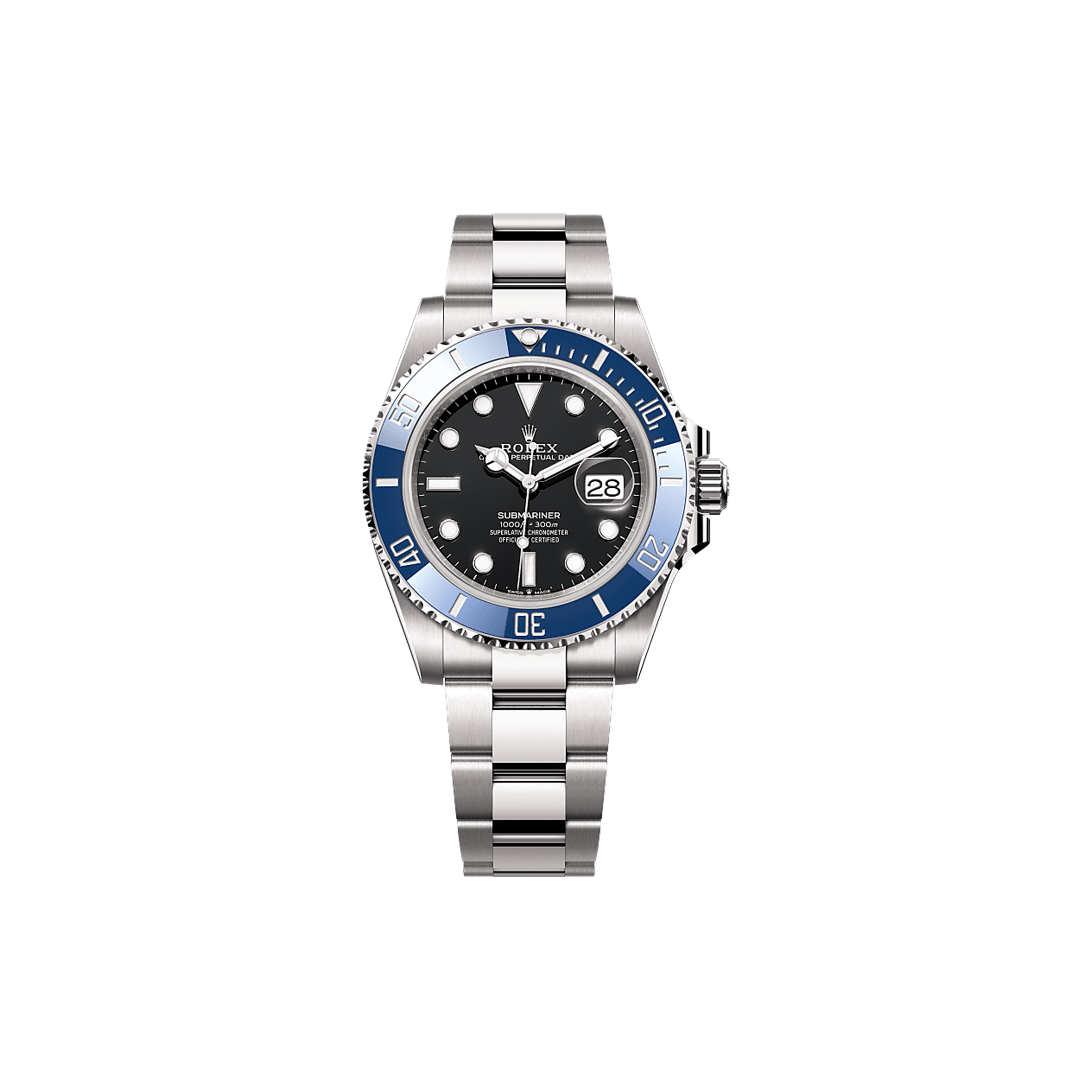R*l*x submariner date oyster, 41 mm, white gold watch 126619lb