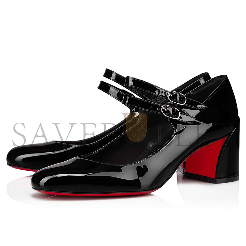 Ch**an louboutin miss jane 55 mm mary janes-patent calf leather-black-women 1220145b439