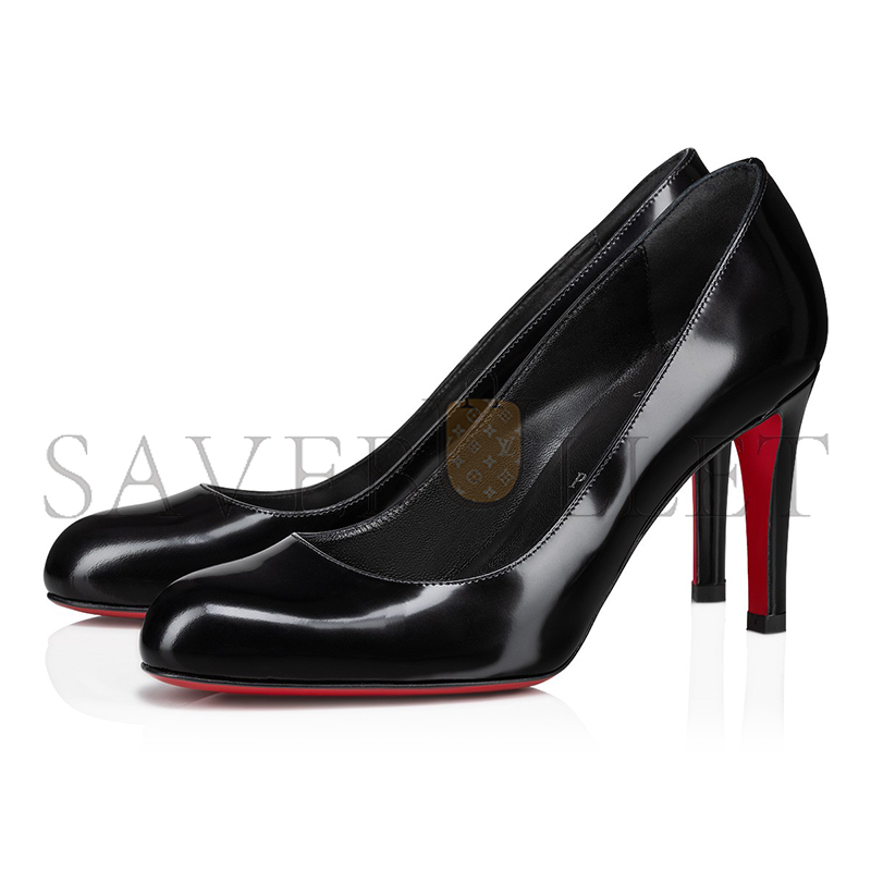 Ch**an louboutin pumppie 85 mm pumps-calf leather-black-women 3230631b439
