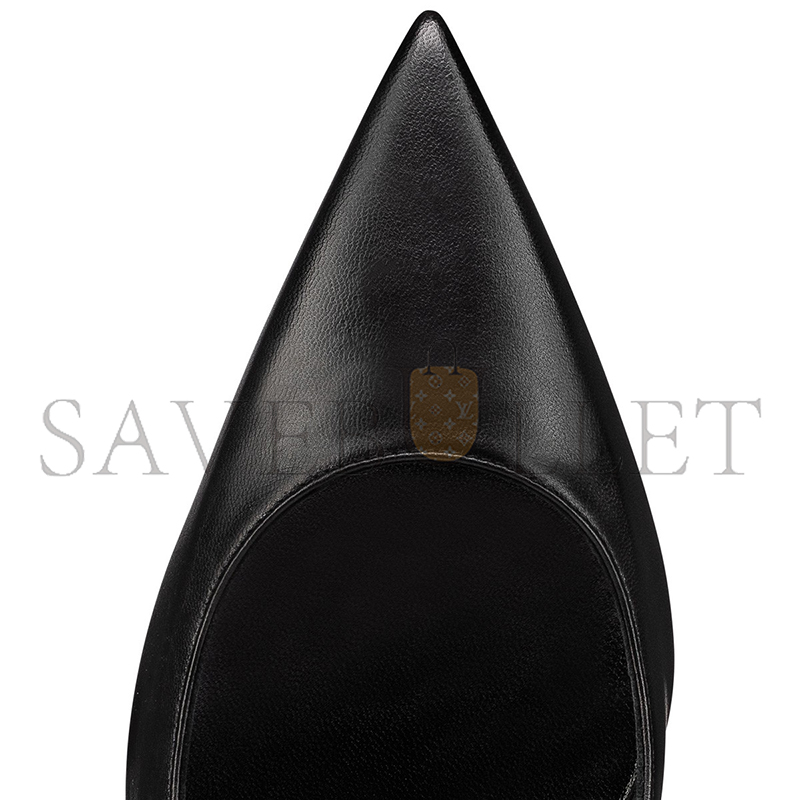 Ch**an louboutin condora 85 mm pumps-leather-black-women 1230134b439