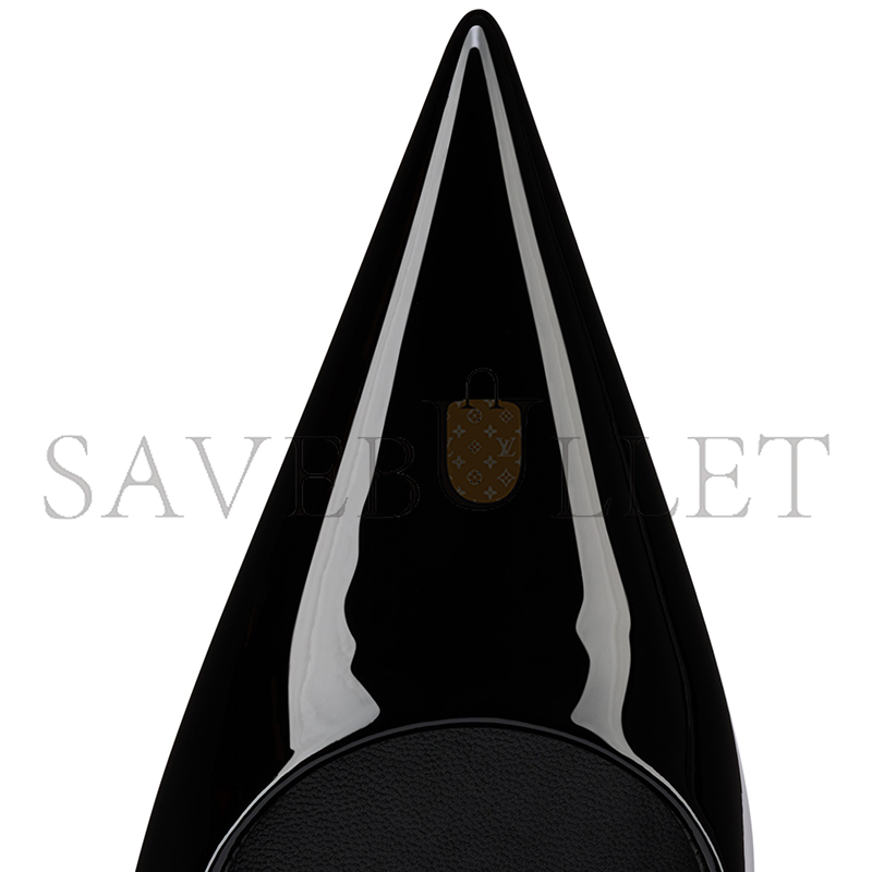 Ch**an louboutin kate clawmax 100 mm pumps-patent leather-black-women 1250990t339