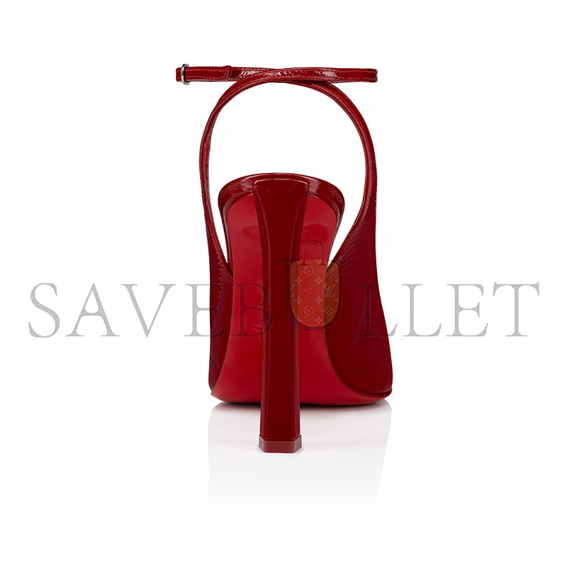 Ch**an louboutin condora strap 100 mm strappy pumps-vog patent leather-loubi-women 1250532r558