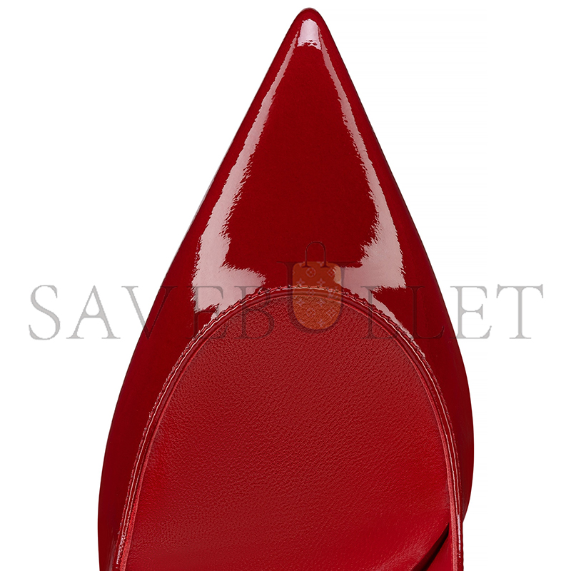 Ch**an louboutin condora strap 100 mm strappy pumps-vog patent leather-loubi-women 1250532r558