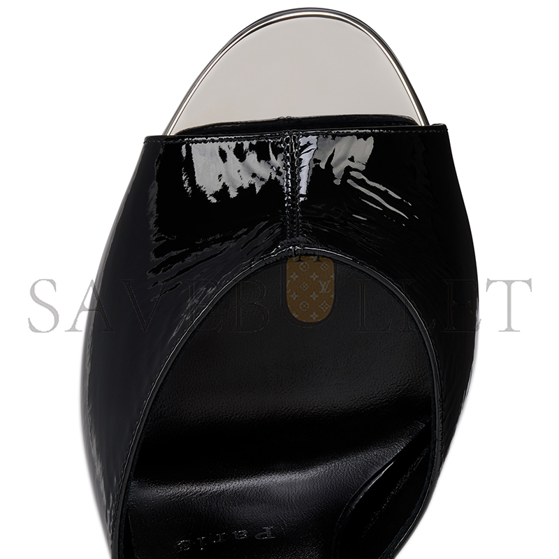 Ch**an louboutin lock me up sandal 100 mm strappy sandals-vog patent leather-black-women 1250105b439