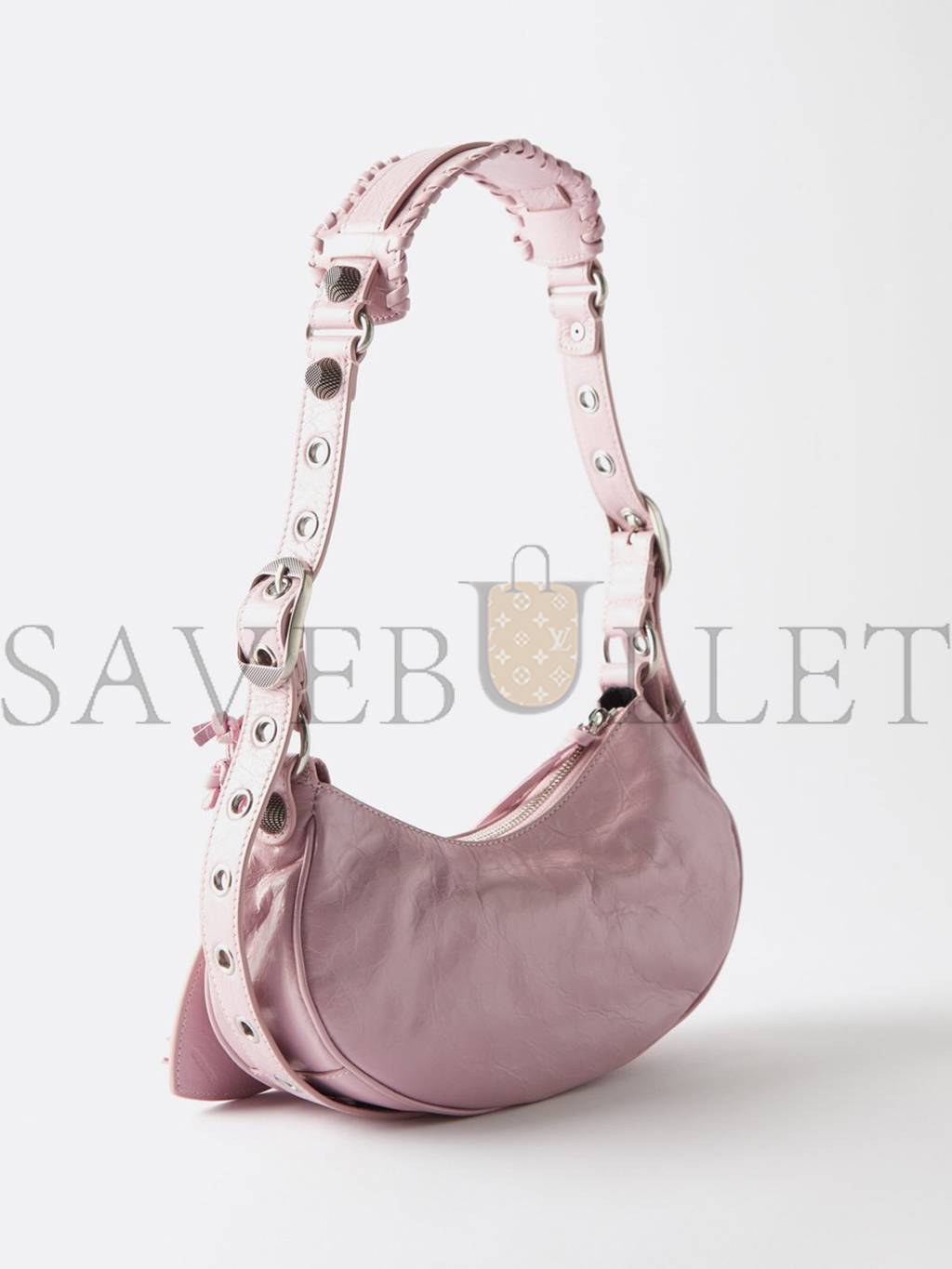 Ba*len*cia*ga pink le cagole xs leather shoulder bag matchesfashion us (26*13*5cm)