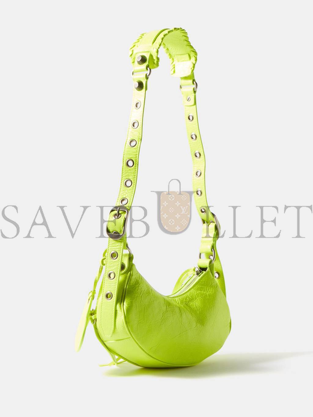 Ba*len*cia*ga green le cagole xs leather shoulder bag matchesfashion us (25.6*11.4*7.3cm)