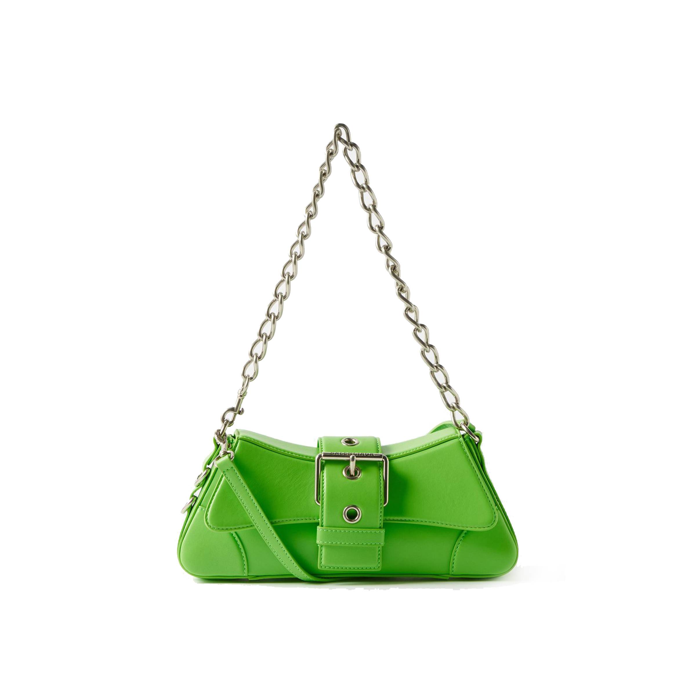 Ba*len*cia*ga green lindsay s leather shoulder bag matchesfashion us (28*11*5cm)