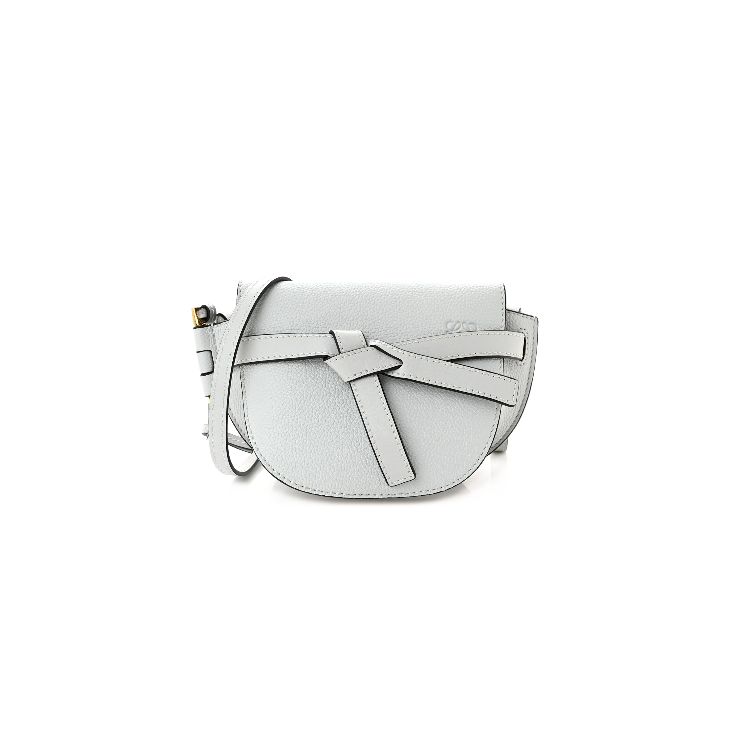 l*ew* soft grained calfskin anagram card holder lemon (20*12*7cm)