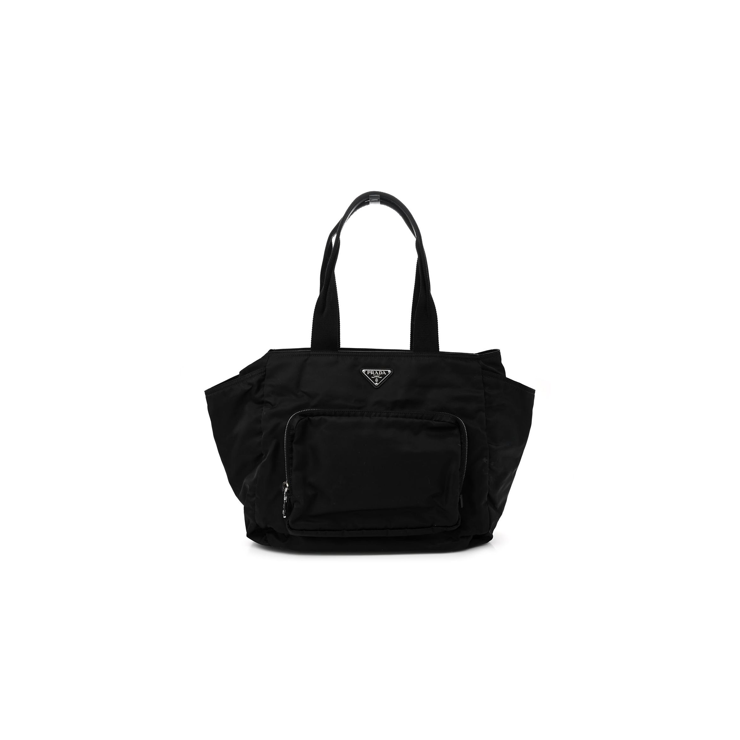 Pra*a tessuto nylon vela diaper bag black (34*28*20cm)