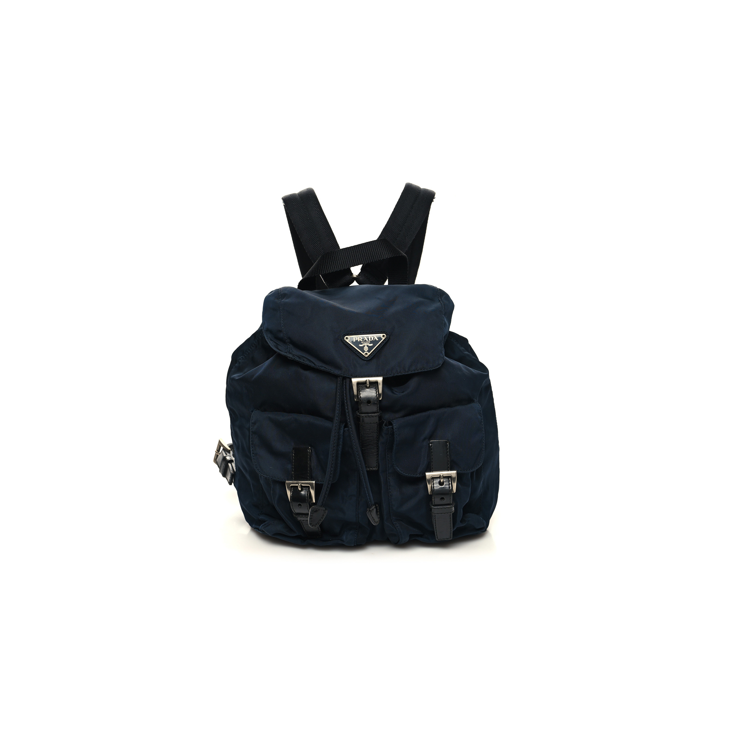 Pra*a nylon vela small backpack navy (32*29*15cm)