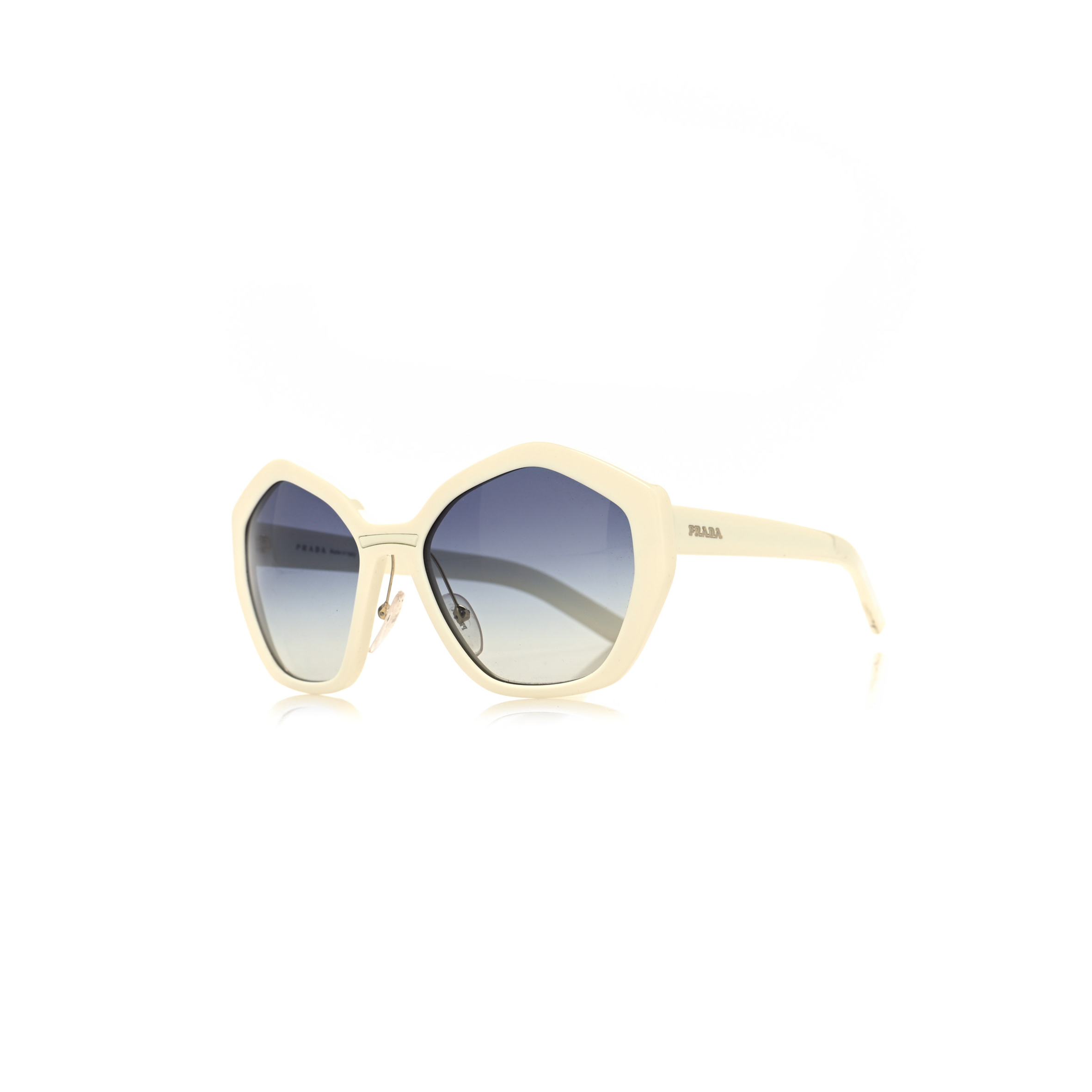 Pra*a acetate geometric sunglasses spr 08x white