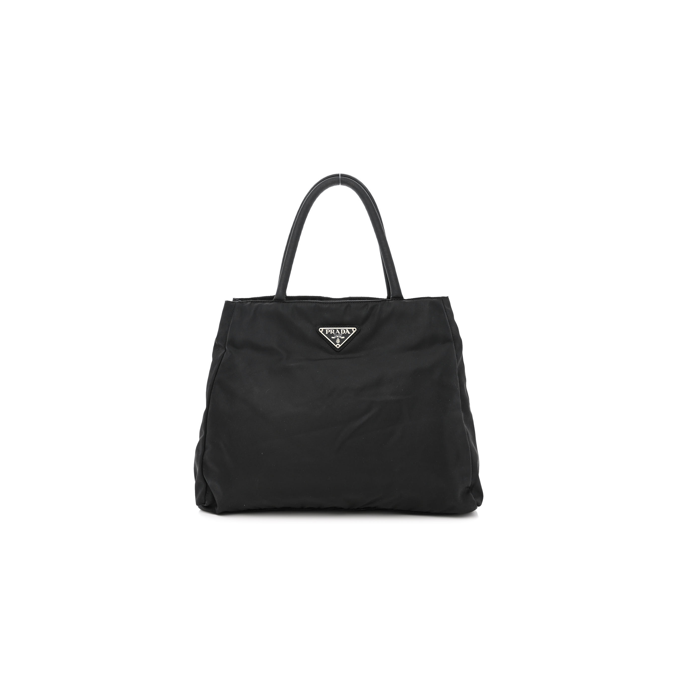 Pra*a tessuto nylon tote black (32*23*11cm)