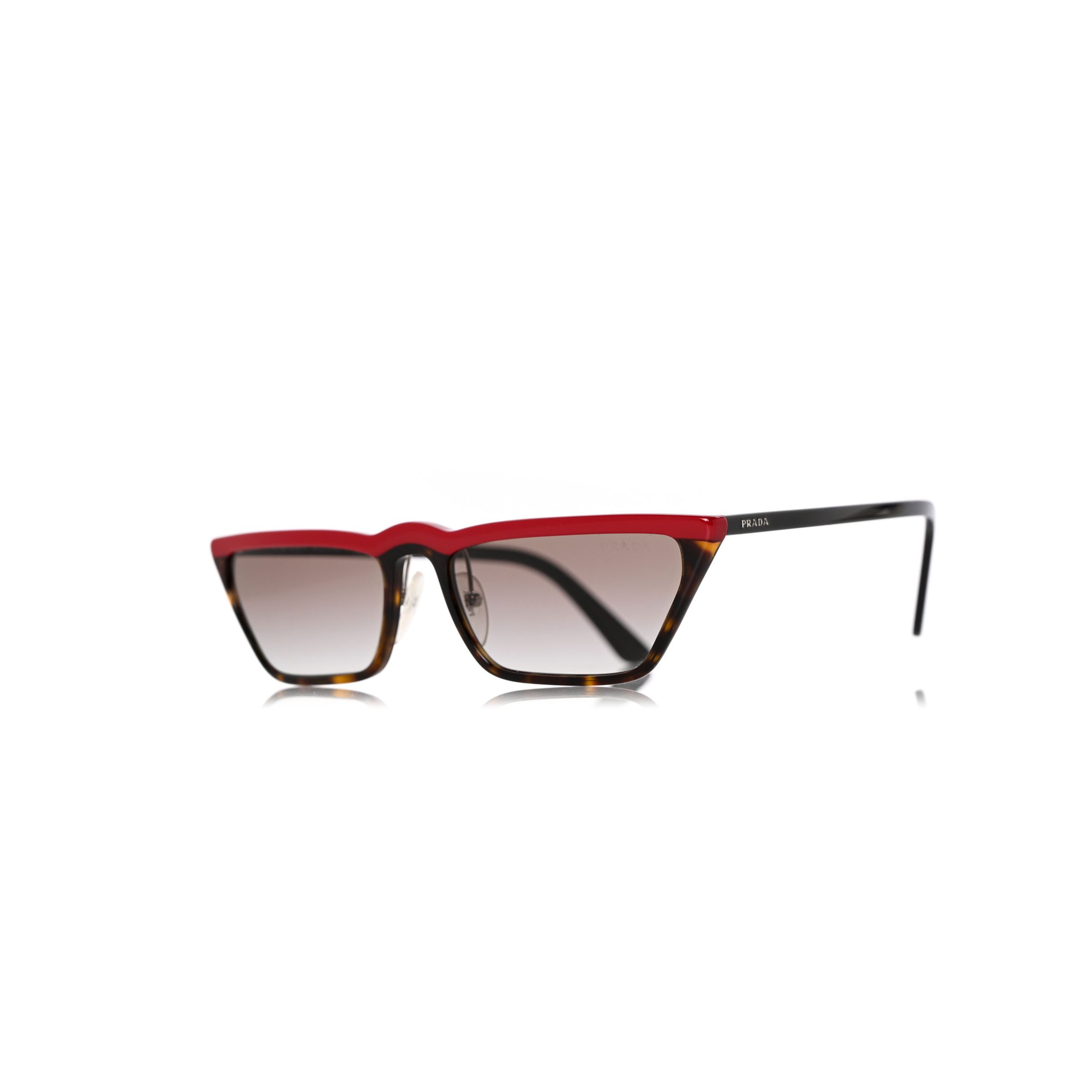 Pra*a catwalk sunglasses spr 19u black red