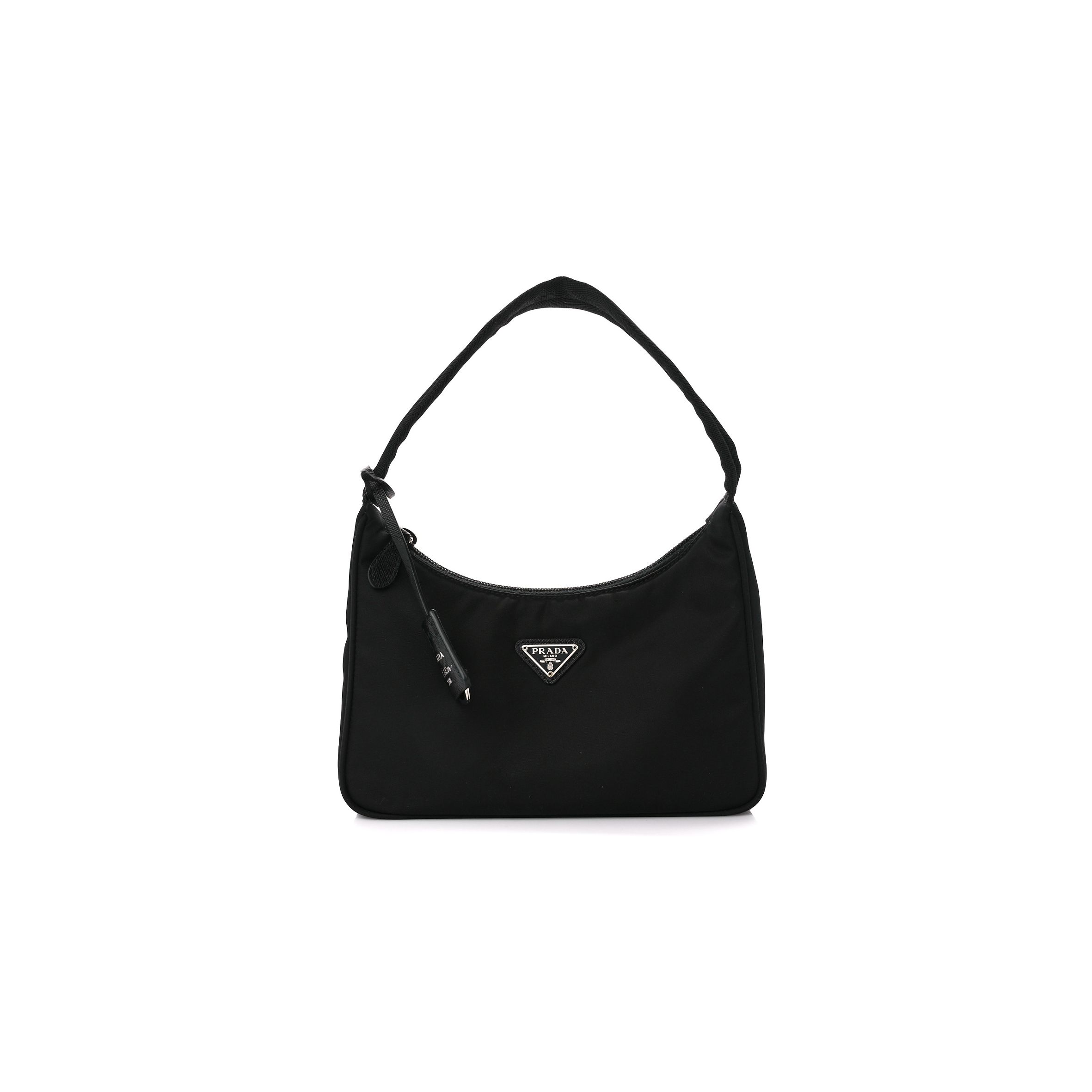 Pra*a tessuto nylon mini re-edition 2000 bag black (22*13*6cm)
