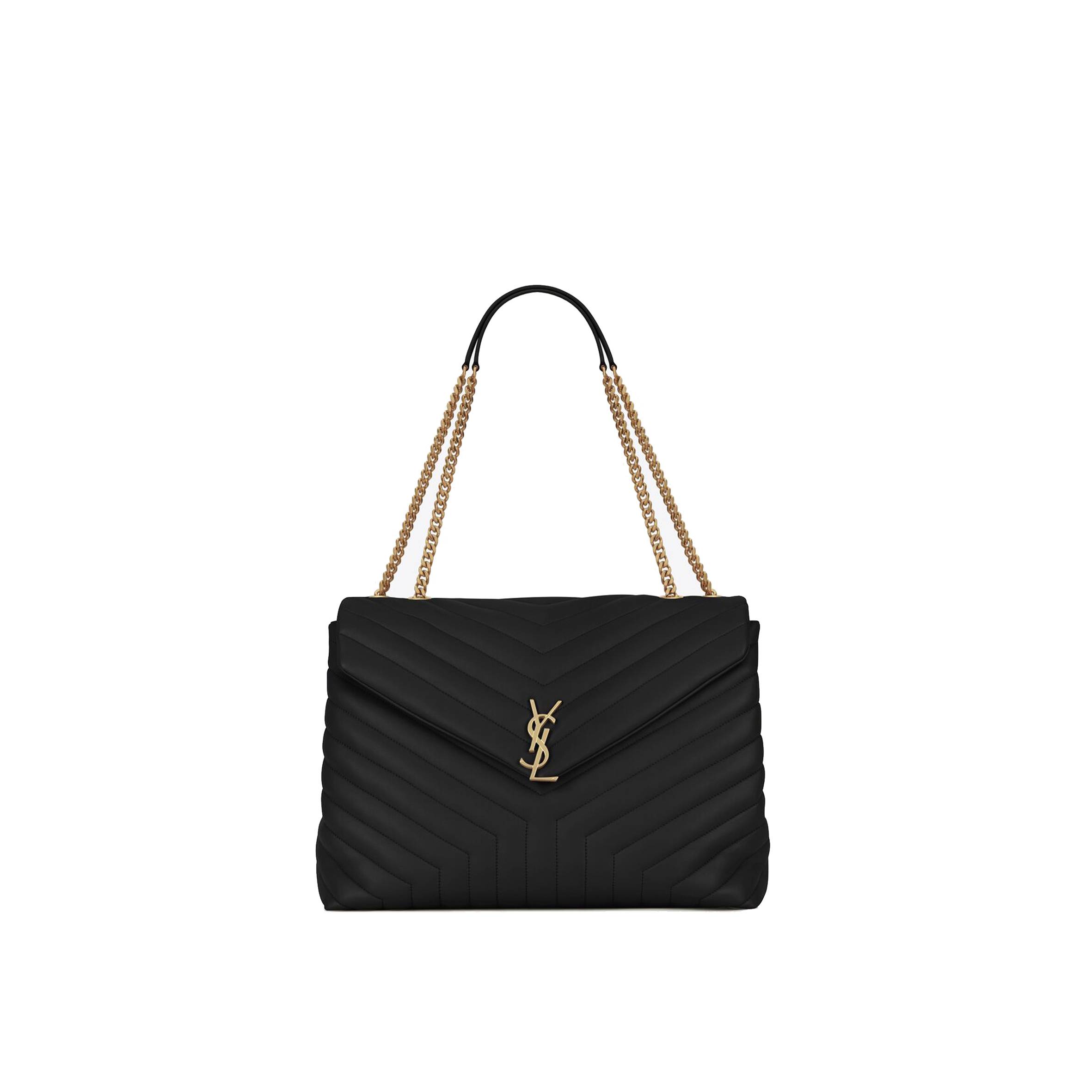 Y*L loulou large chain bag in quilted leather 574947dv7271000 (38*27*14cm)